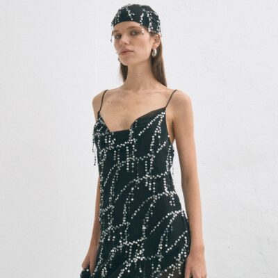Third Form Refract Bias Maxi Dress | Afterdark - Image 2