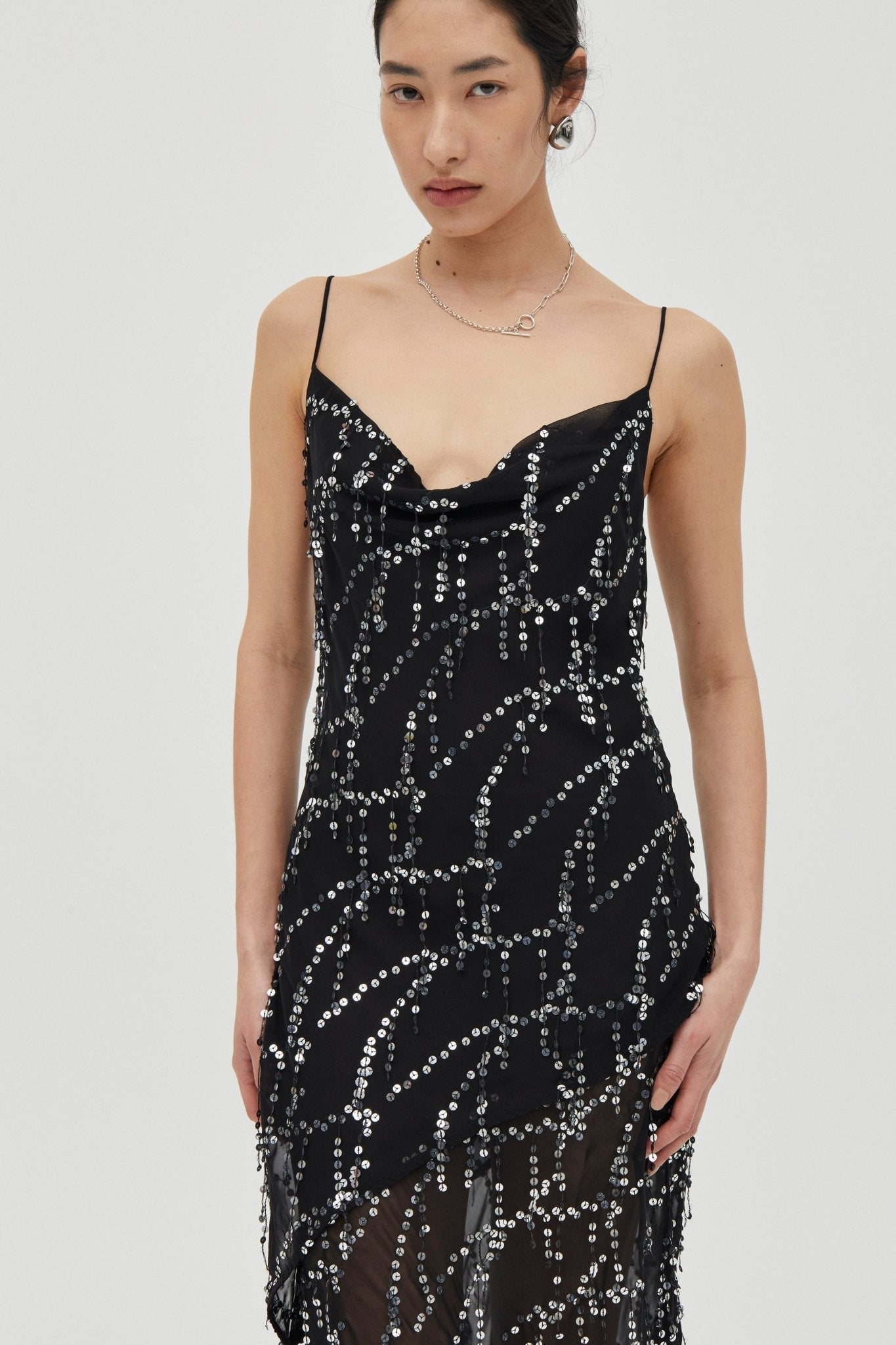 MNTFM051026020904114_3 Third Form Refract Bias Maxi Dress | Afterdark - Image 3
