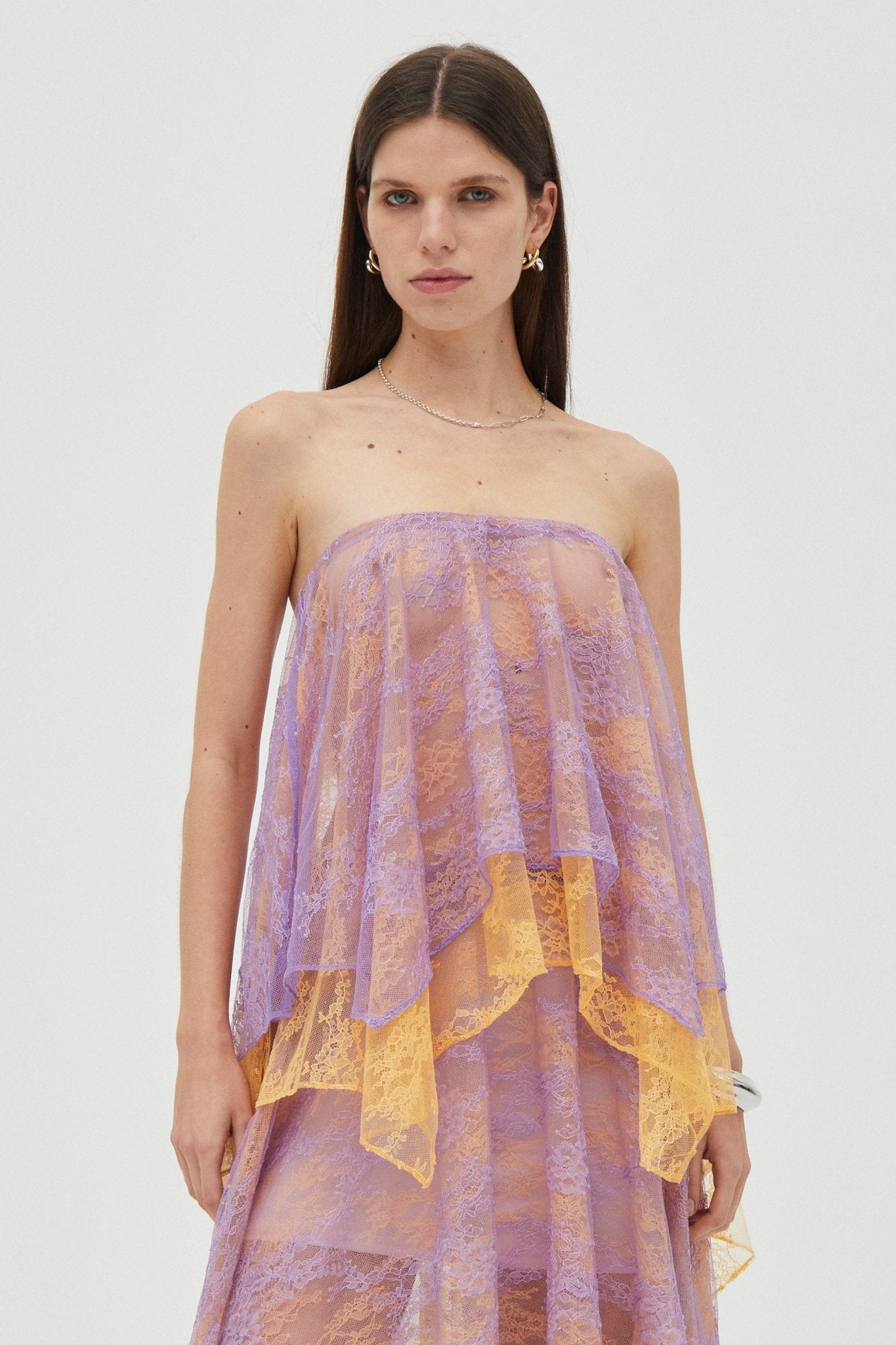 Third Form Reflect Strapless Top | Lavender & Mango - Image 1