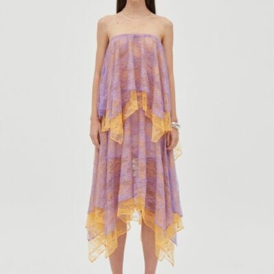 Third Form Reflect Strapless Top | Lavender & Mango - Image 2