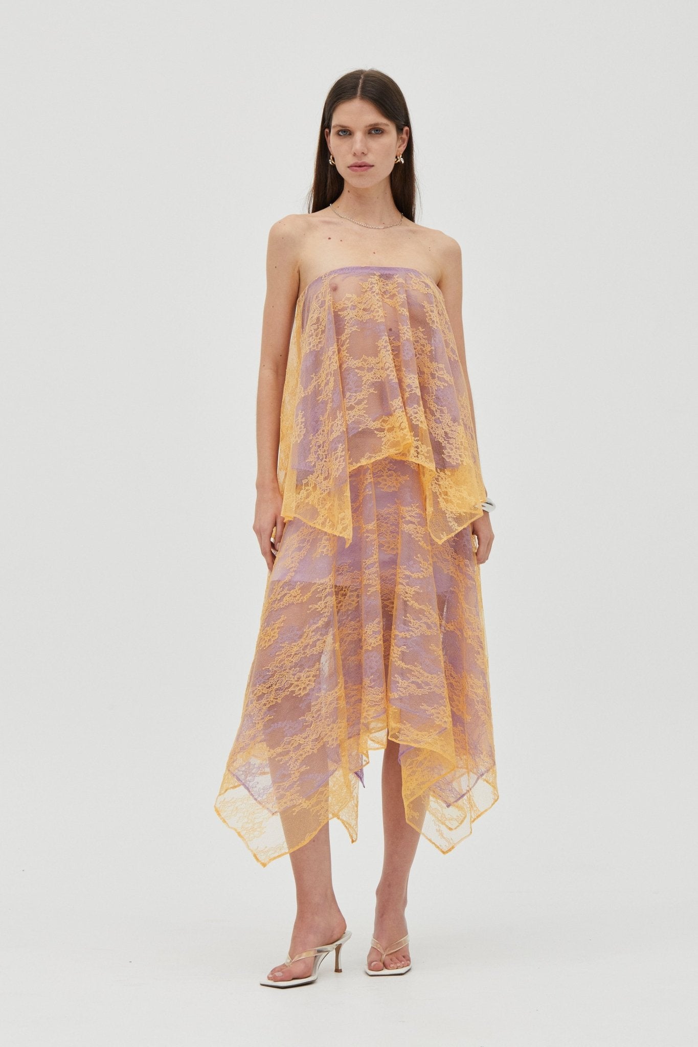 Third Form Reflect Strapless Top | Lavender & Mango - Image 3