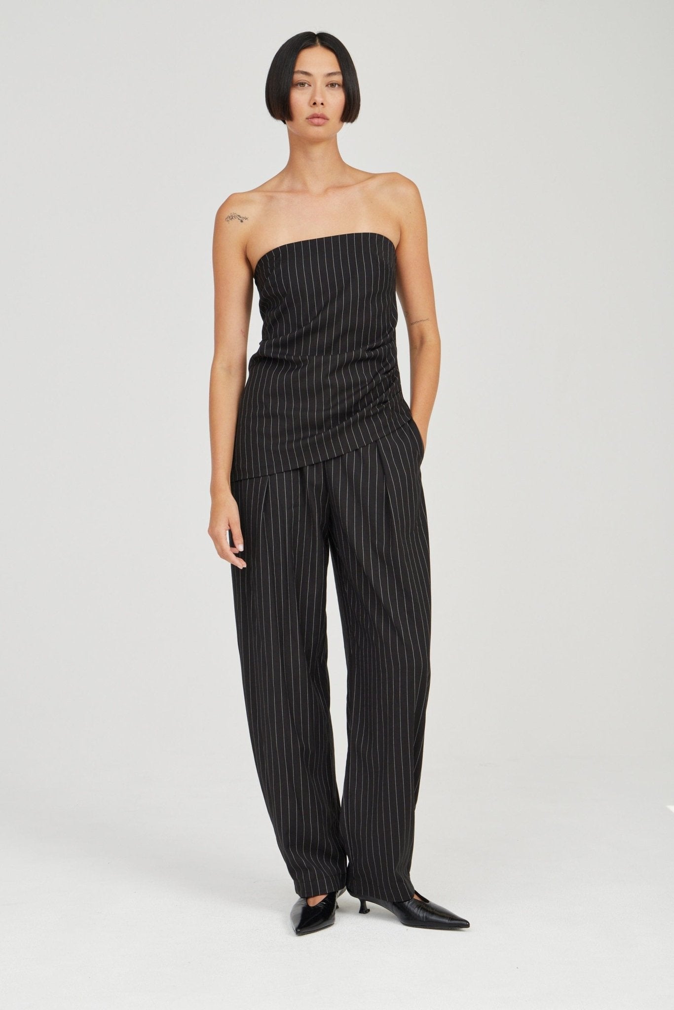 Third Form Obscura Pinstripe Pant | Soot Stripe - Image 1