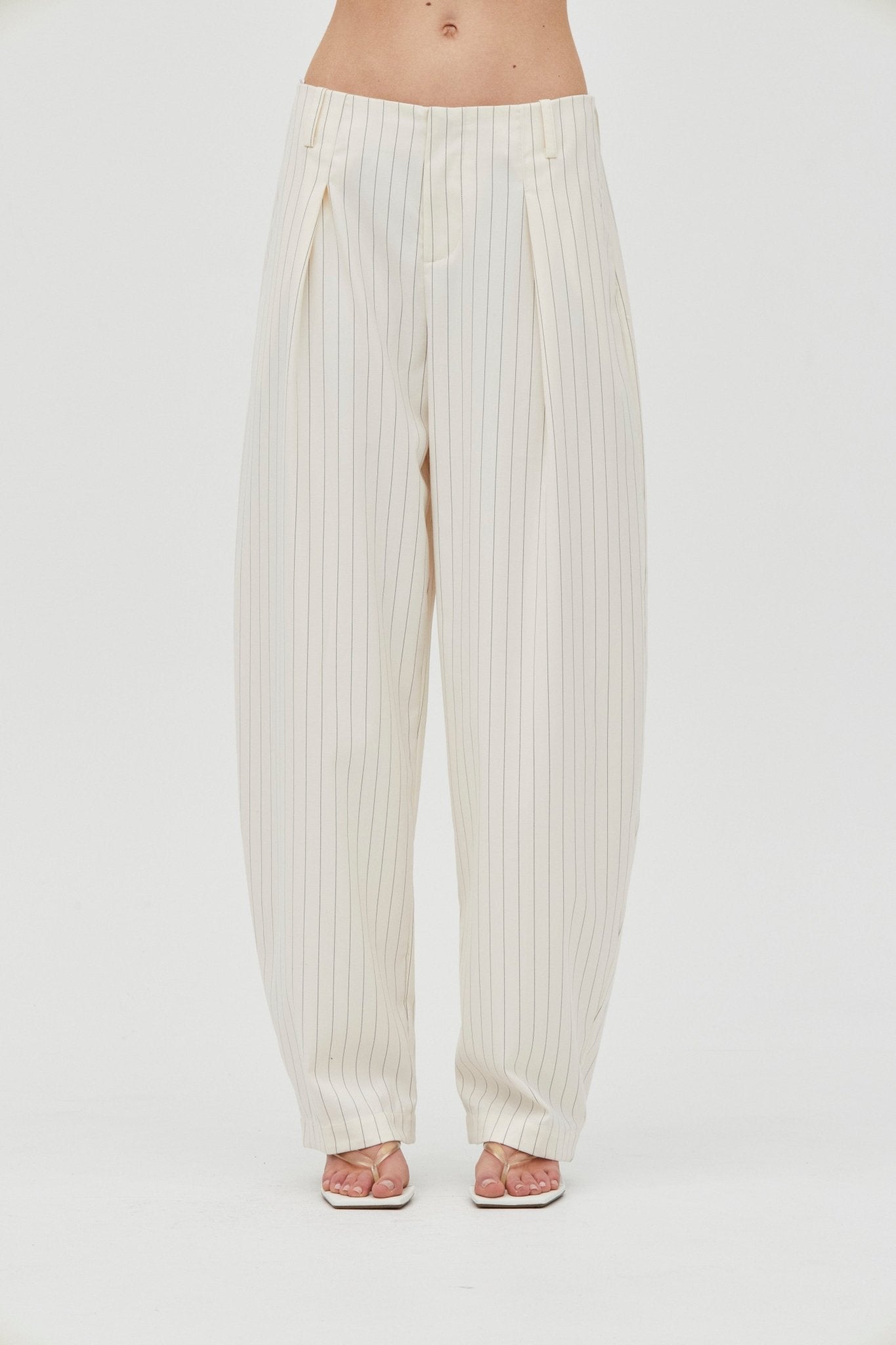 Third Form Obscura Pinstripe Pant | Crema Stripe - Image 3