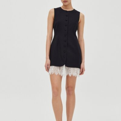 Third Form Nocturne Lace Trim Mini | Noir - Image 1