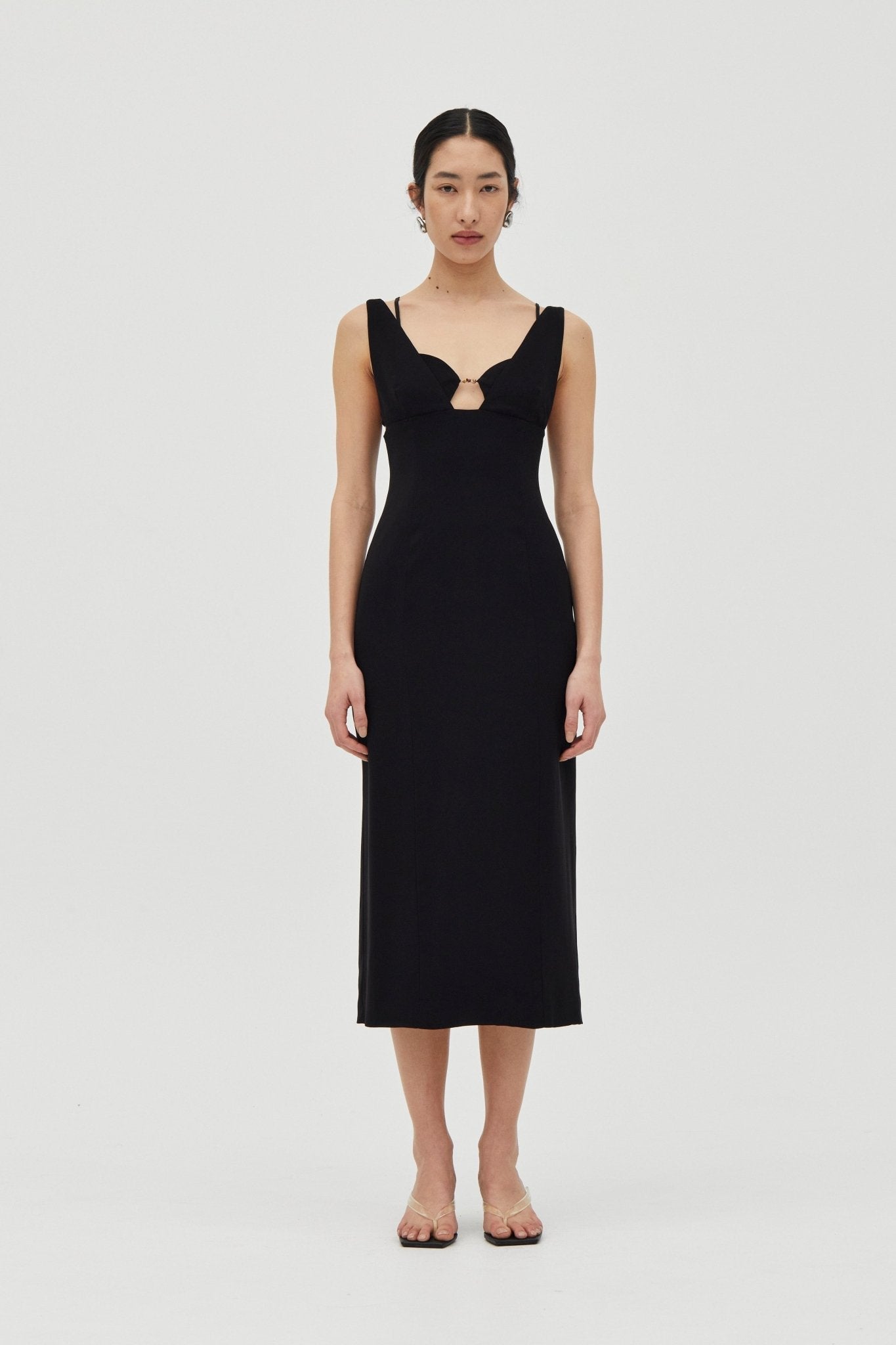 Third Form Lucent Jewel Slip Dress | Graphite - Image 1