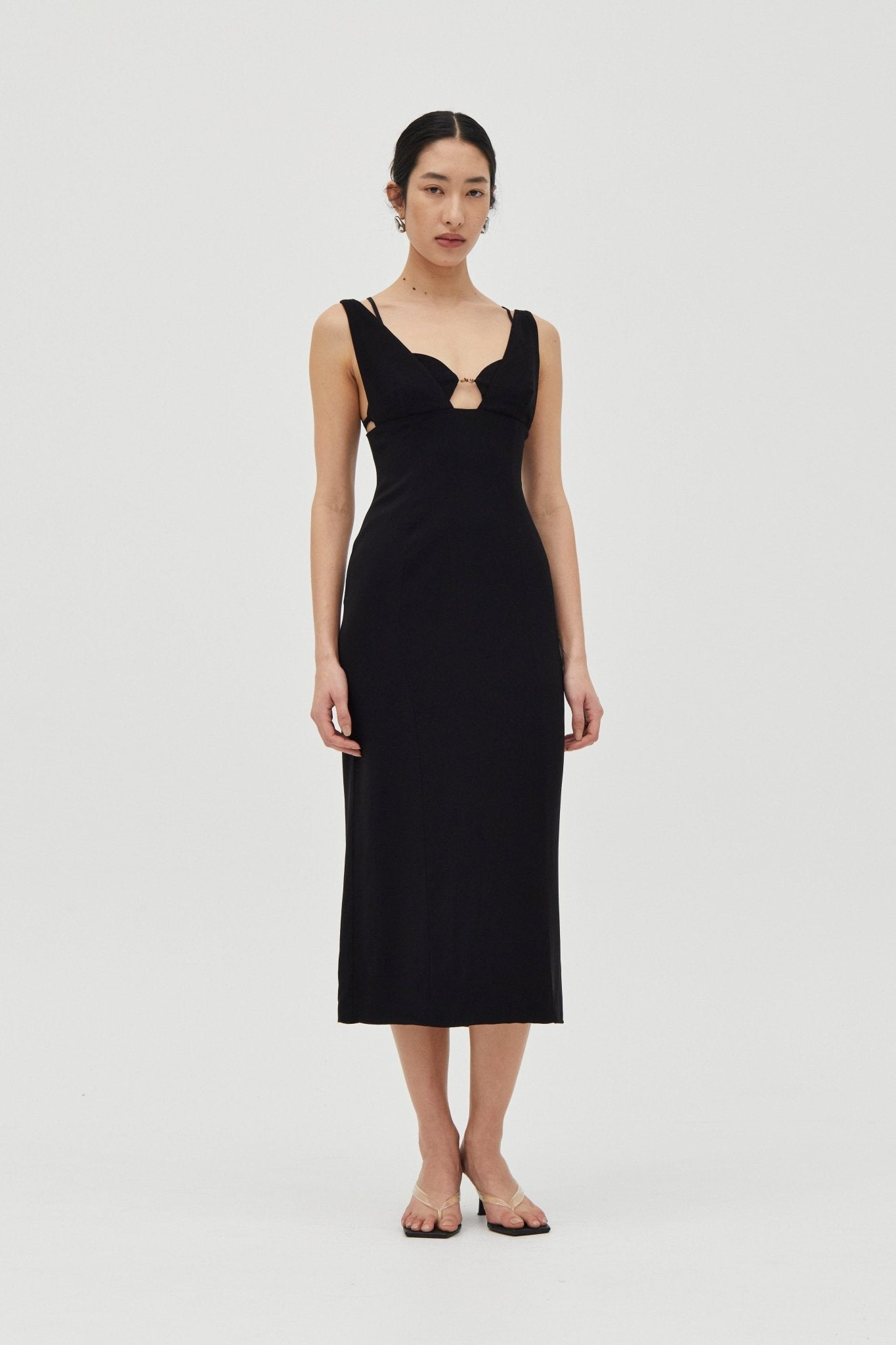 Third Form Lucent Jewel Slip Dress | Graphite - Image 3