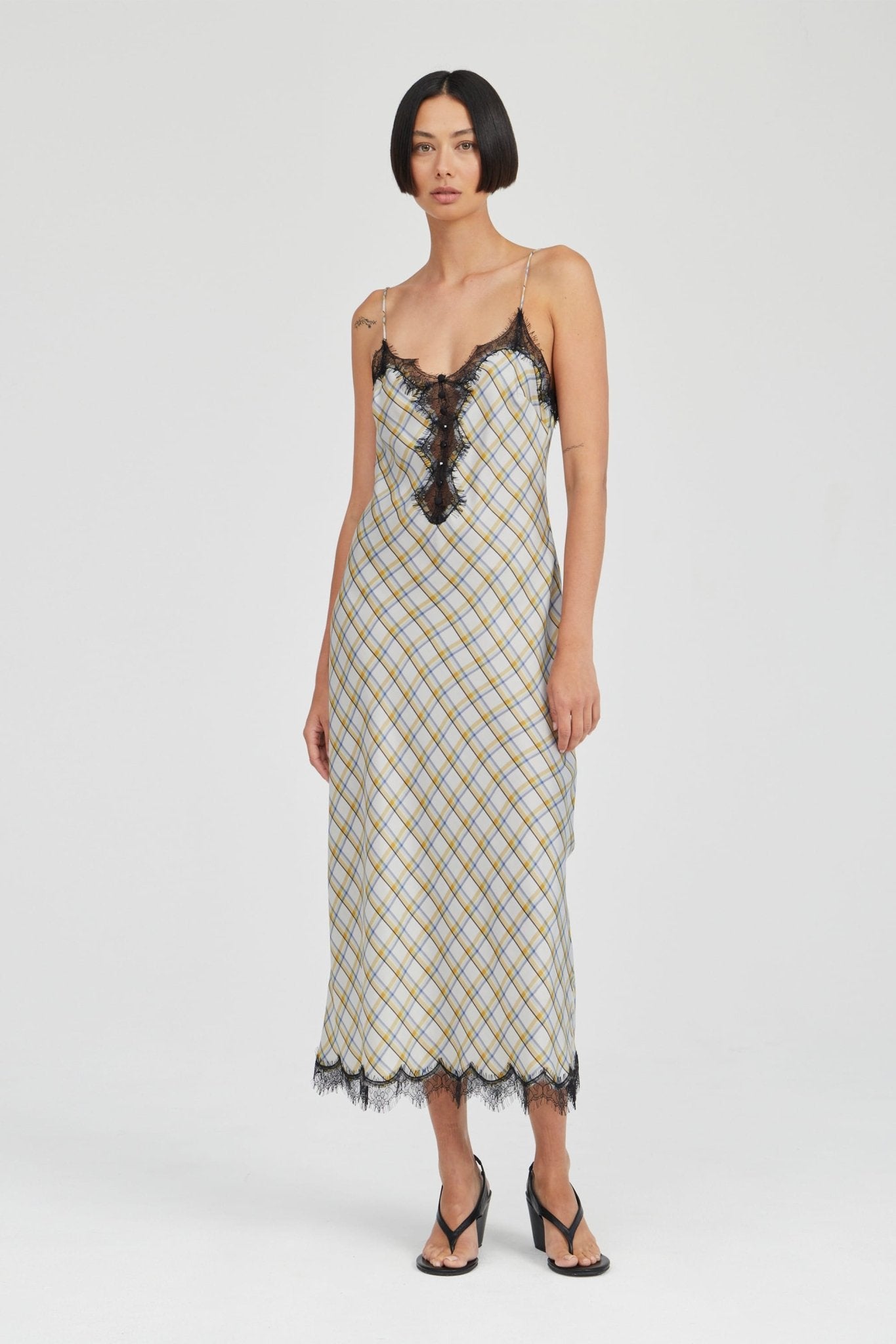Third Form Kept Close Bias Slip Dress | - Image 1