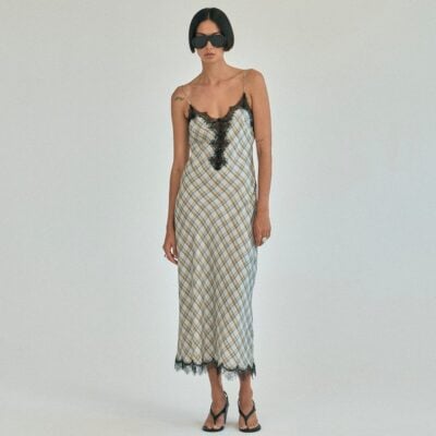 Third Form Kept Close Bias Slip Dress | - Image 2