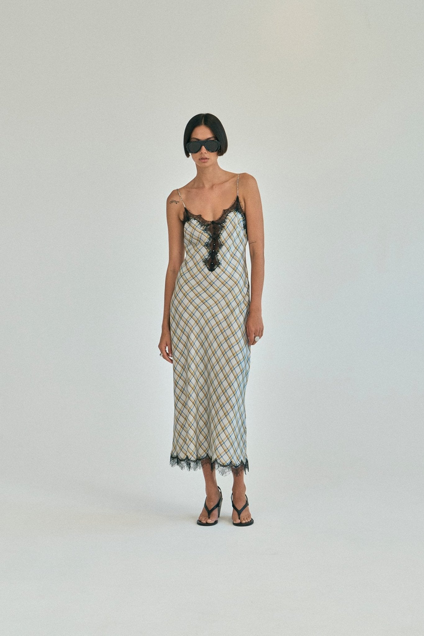 Third Form Kept Close Bias Slip Dress | - Image 2
