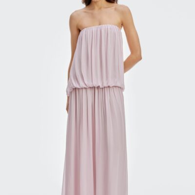 Third Form In Passing Strapless Maxi | Violet - Image 1