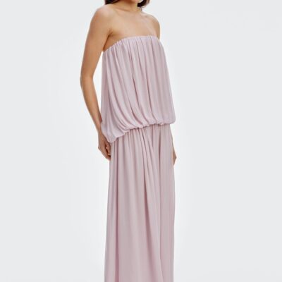 Third Form In Passing Strapless Maxi | Violet - Image 2