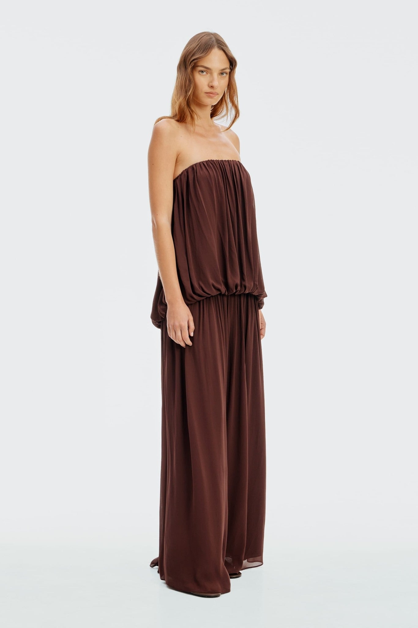 MNTFM051026020904149_2 Third Form In Passing Strapless Maxi | Truffle - Image 2