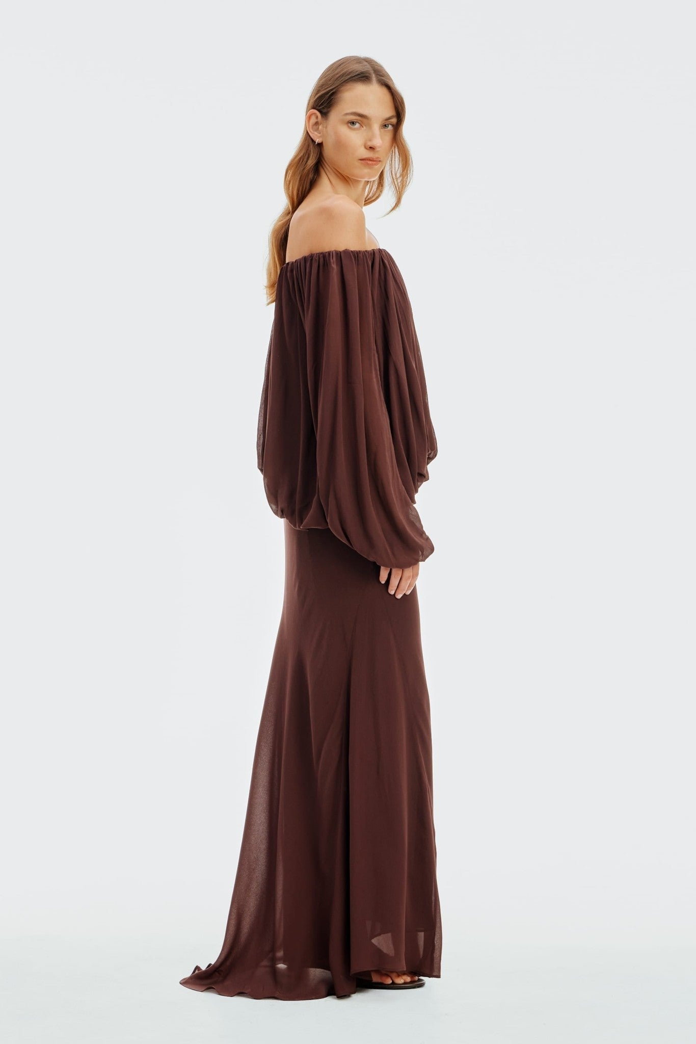 MNTFM051026020904155_2 Third Form In Passing Maxi Skirt | Truffle - Image 2