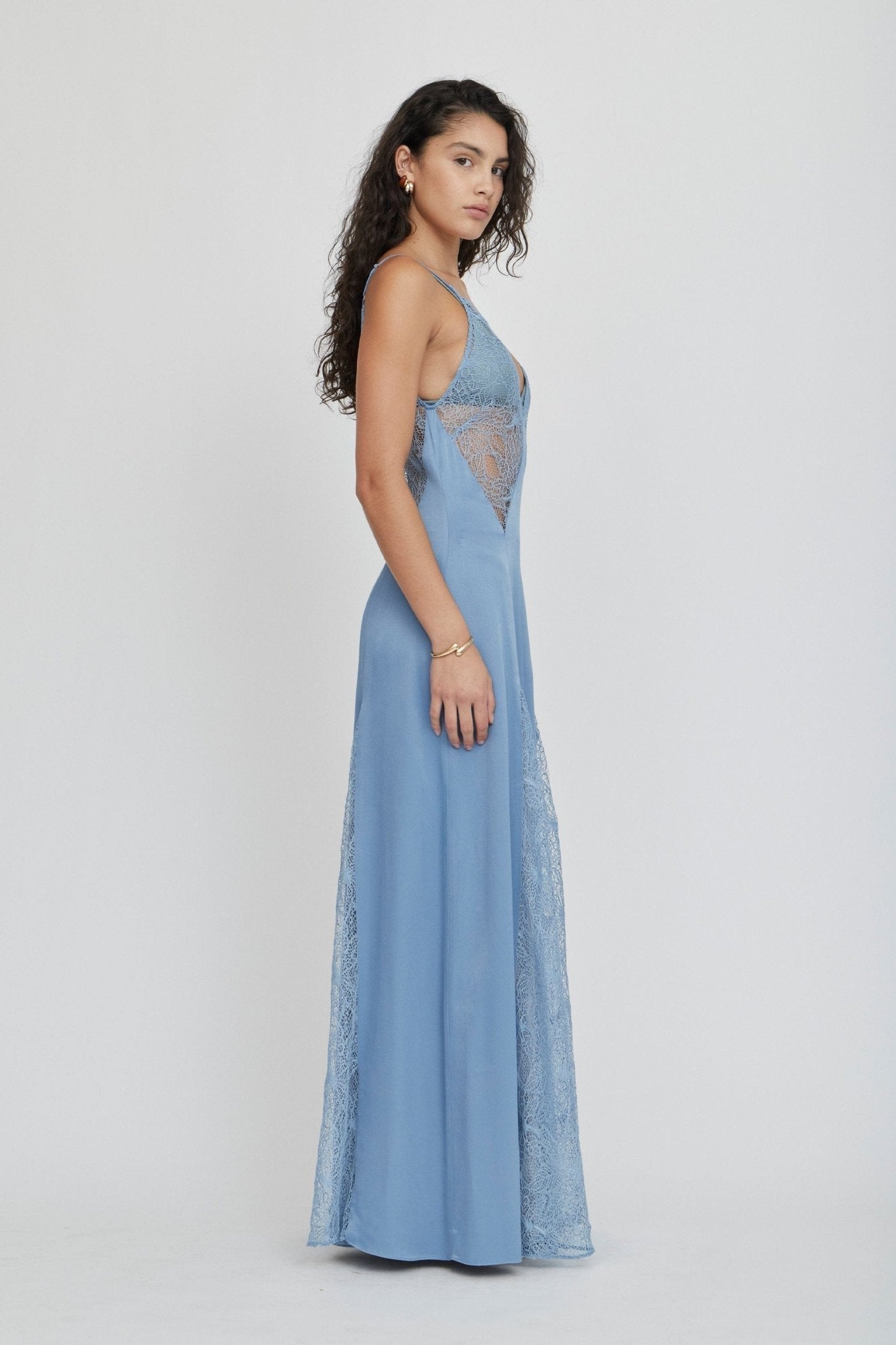 MNTFM051026020904163_3 Third Form Inhale Panel Slip Dress | Tide - Image 3