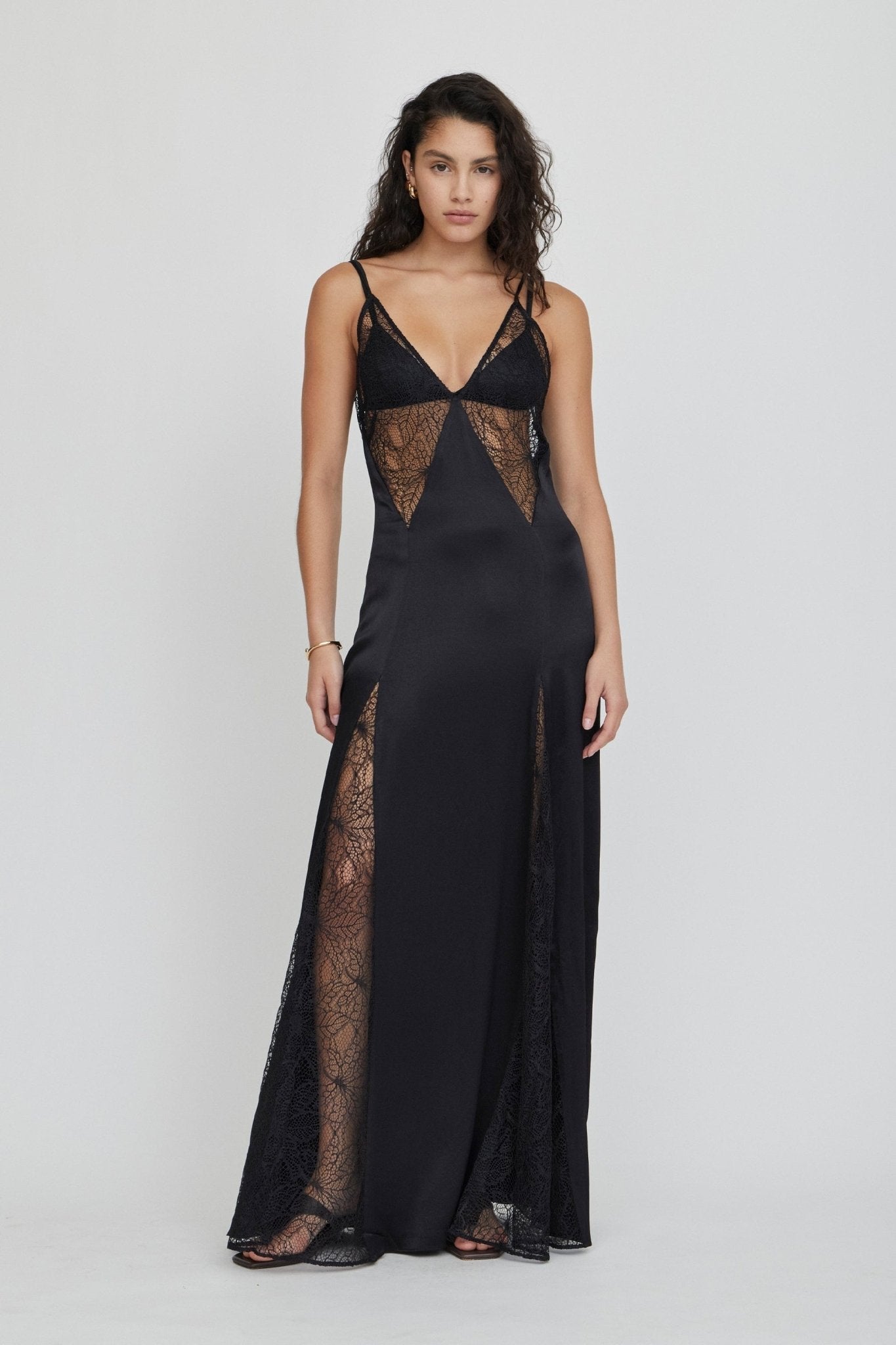 Third Form Inhale Panel Slip Dress | Ink - Image 1