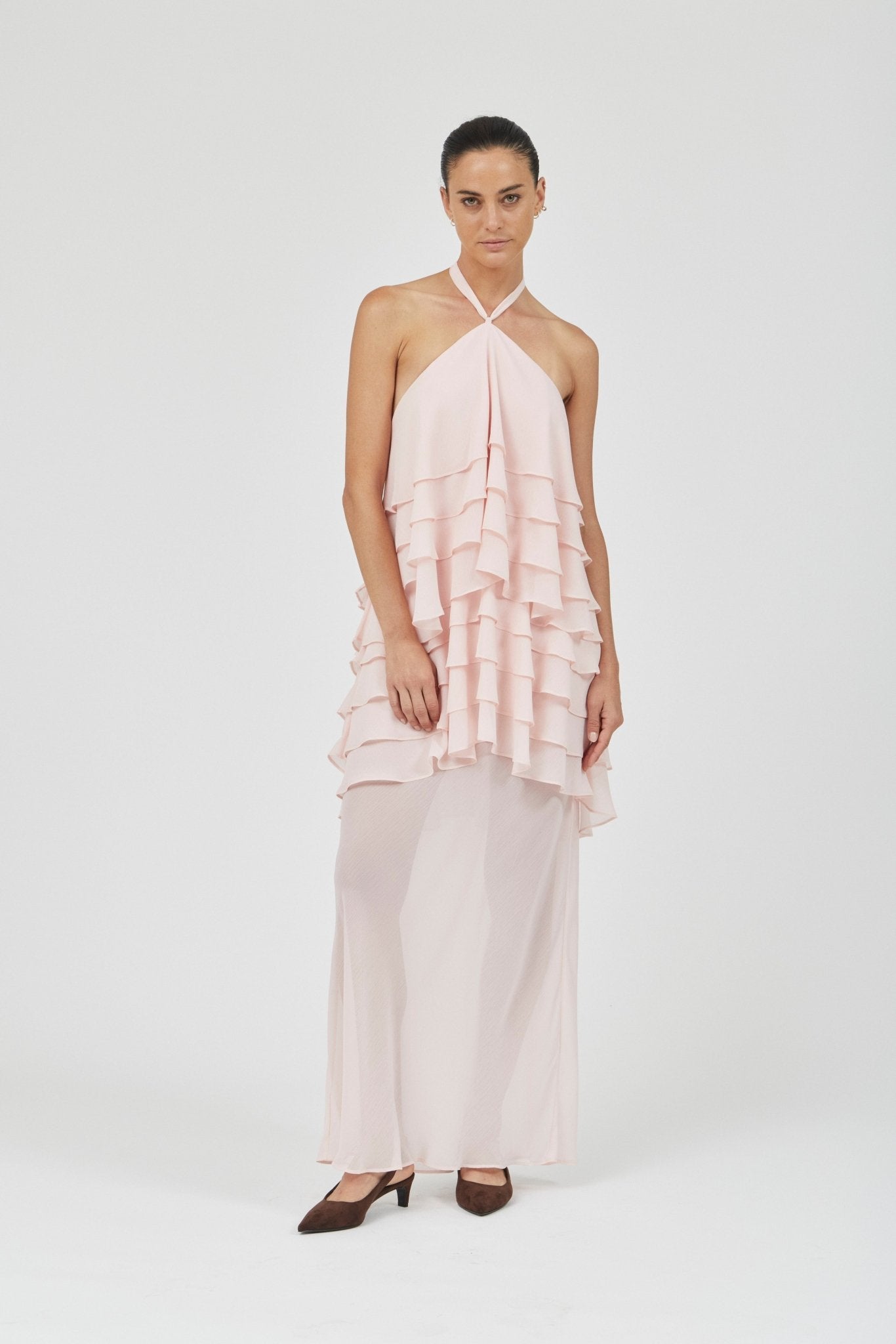 Third Form Gaia Tiered Maxi Dress | Petal - Image 1