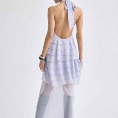 Third Form Gaia Tiered Maxi Dress | Lilac Spot - Image 2