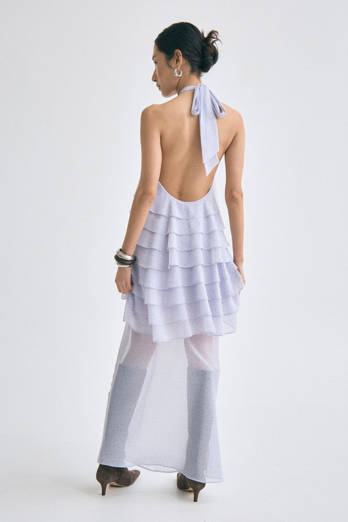 Third Form Gaia Tiered Maxi Dress | Lilac Spot - Image 2