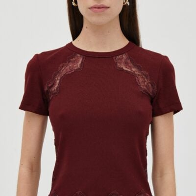 Third Form Echo Tee | Crimson - Image 1