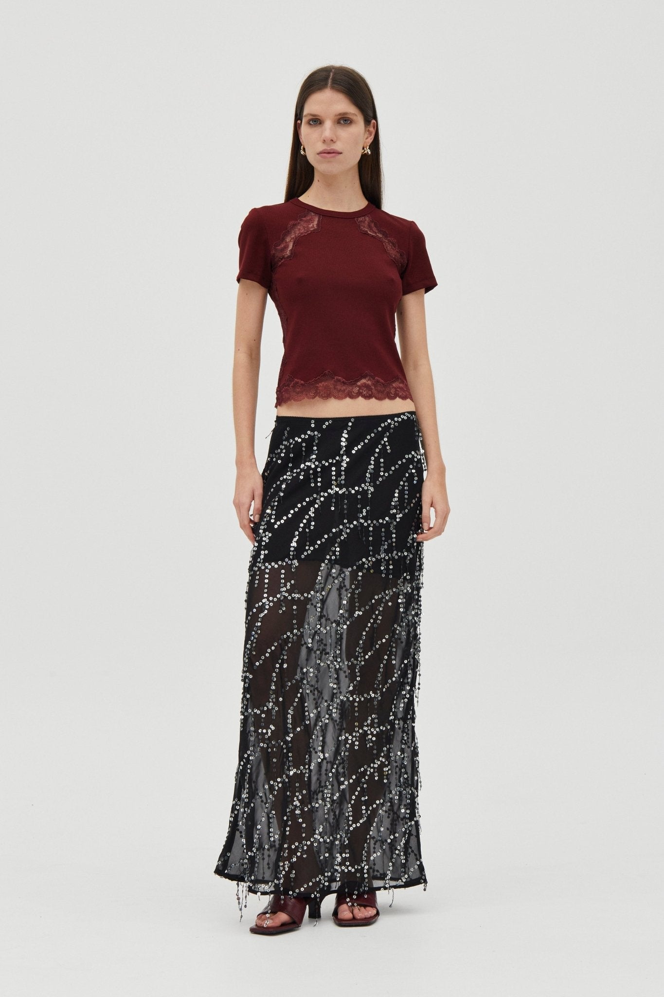 Third Form Echo Tee | Crimson - Image 2