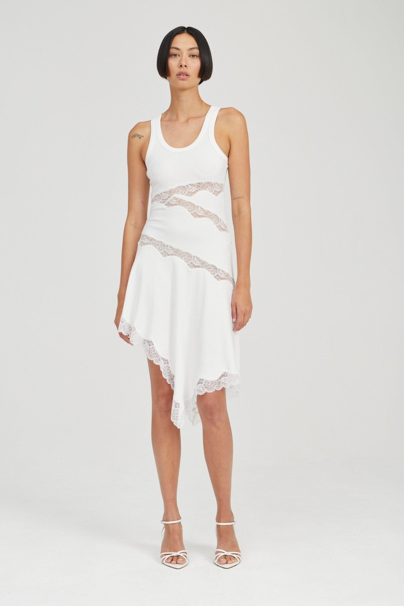 Third Form Echo Asymmetric Tank Dress | Moonstone - Image 1