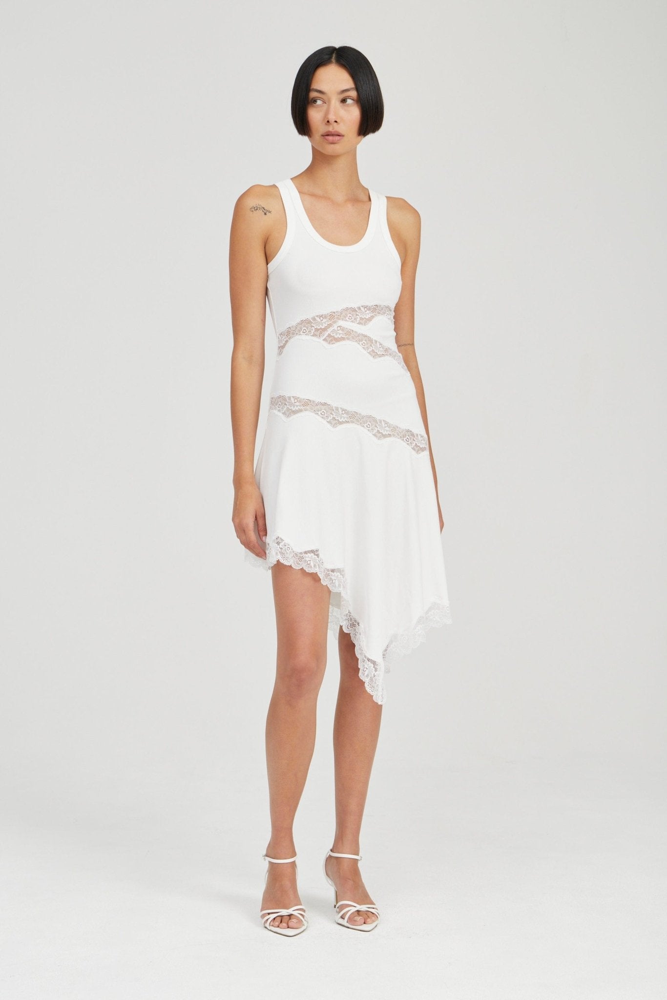 Third Form Echo Asymmetric Tank Dress | Moonstone - Image 2