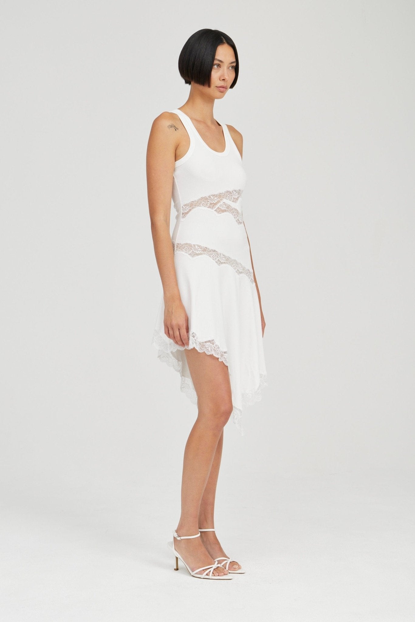 Third Form Echo Asymmetric Tank Dress | Moonstone - Image 3
