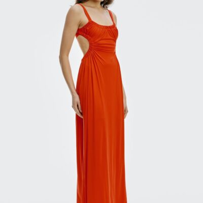 Third Form Drift Tie Back Maxi Dress | Vermillion - Image 2