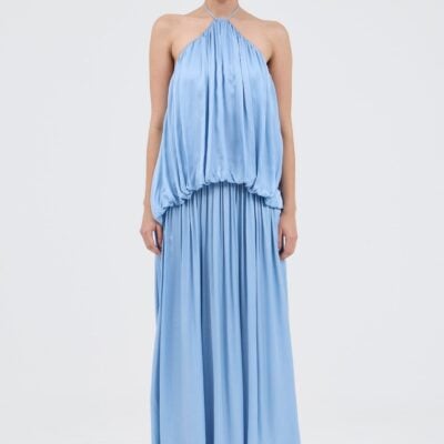 Third Form Dreamt Halter Maxi Dress | Lapis - Image 1