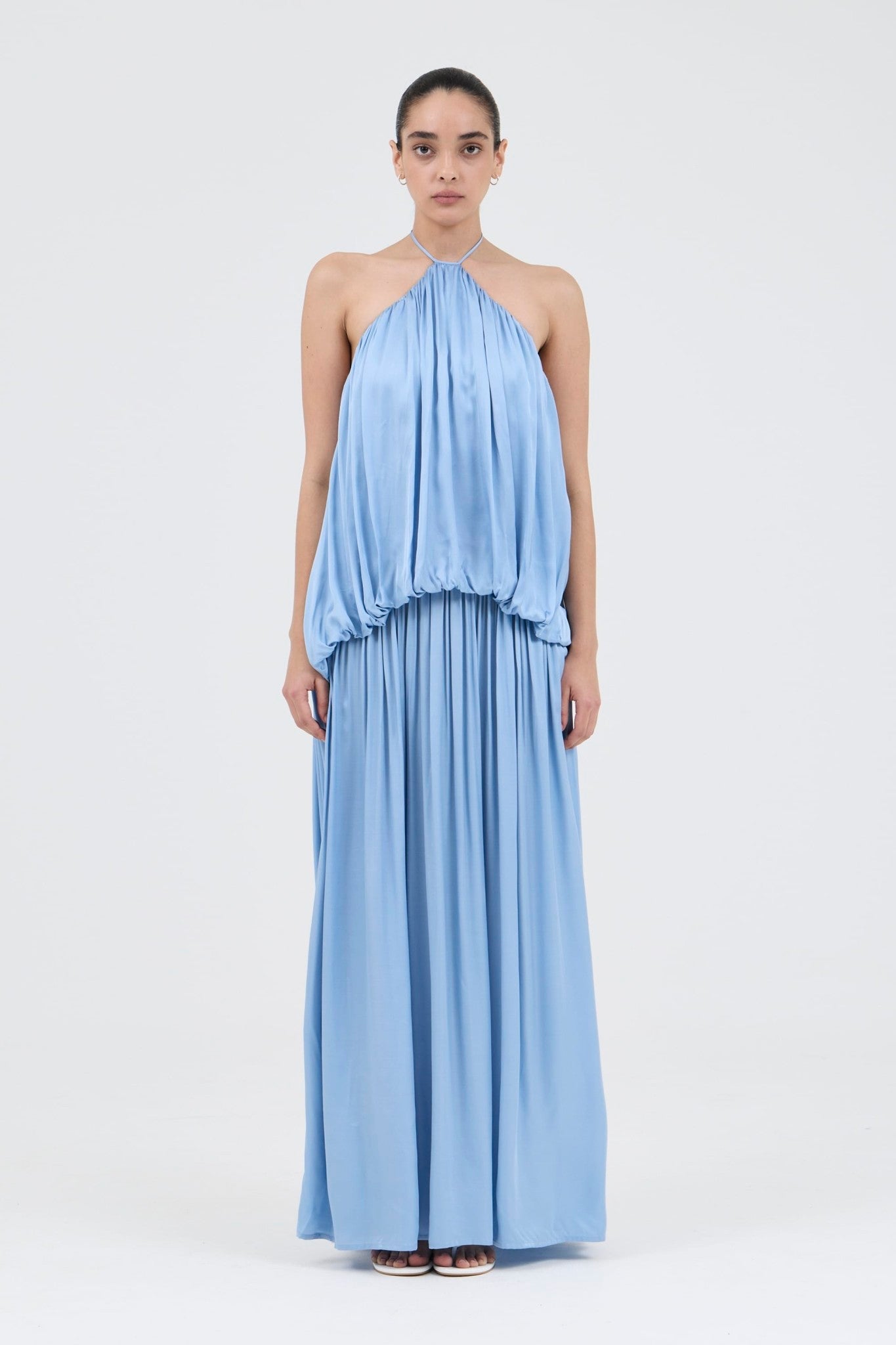 Third Form Dreamt Halter Maxi Dress | Lapis - Image 1