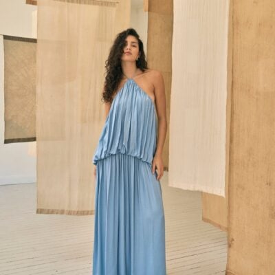 Third Form Dreamt Halter Maxi Dress | Lapis - Image 2