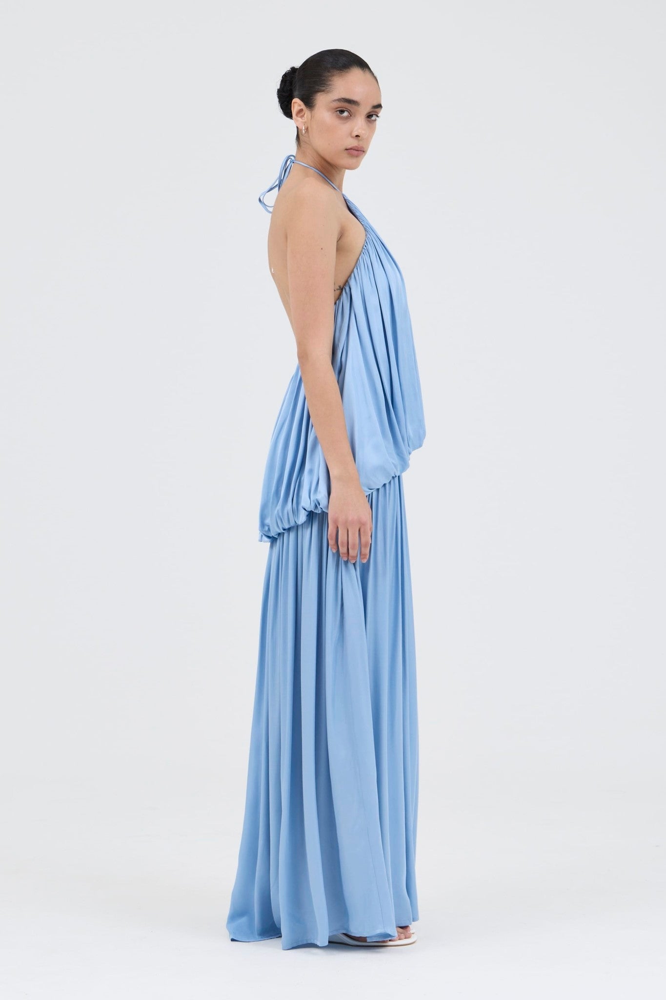 Third Form Dreamt Halter Maxi Dress | Lapis - Image 3