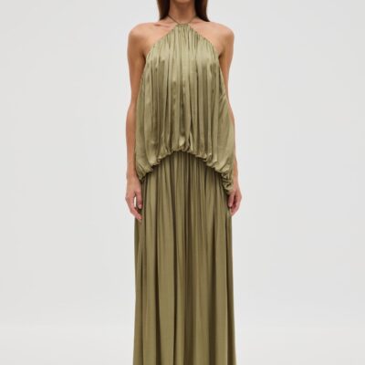 Third Form Dreamt Halter Maxi Dress | Dusty Sage - Image 1