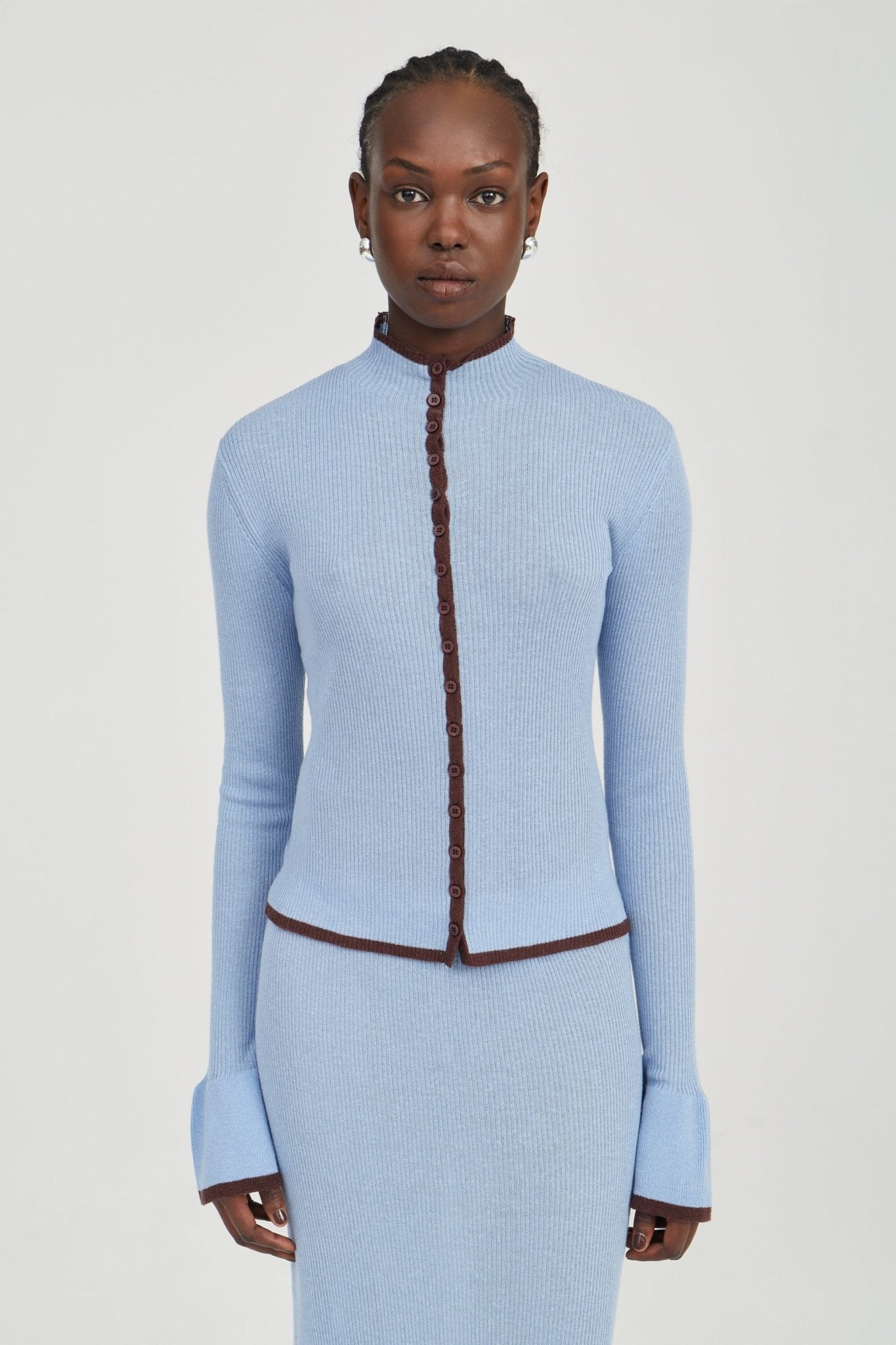 Third Form Bound Knit Cardigan | Haze & Cocoa - Image 1