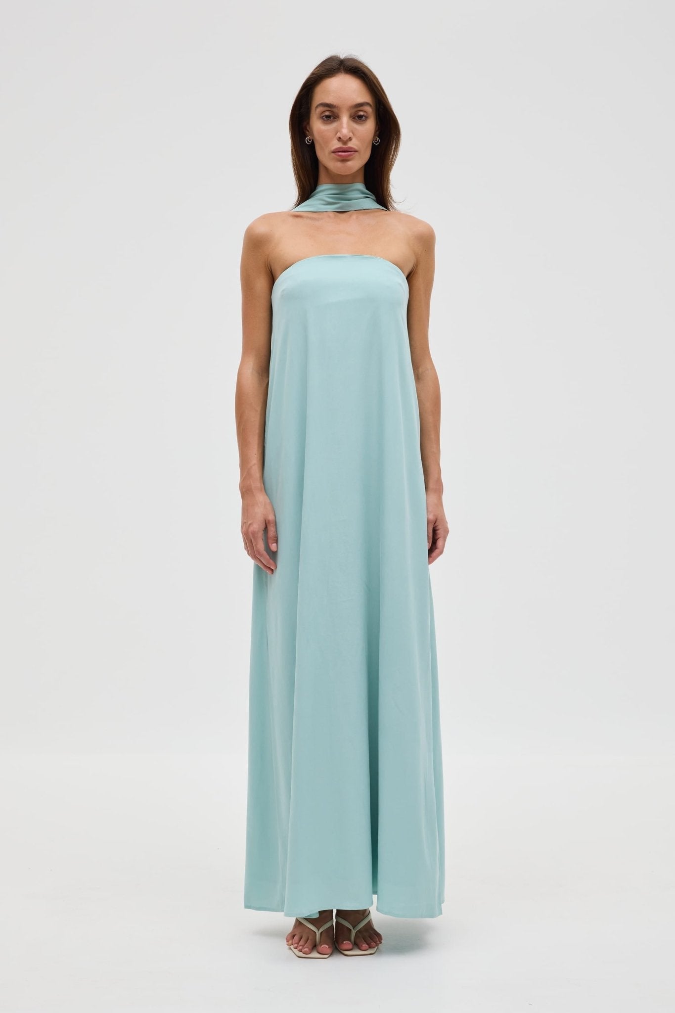 Third Form Bia Strapless Maxi Dress | Sea Spray - Image 1