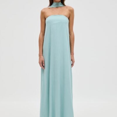 Third Form Bia Strapless Maxi Dress | Sea Spray - Image 2