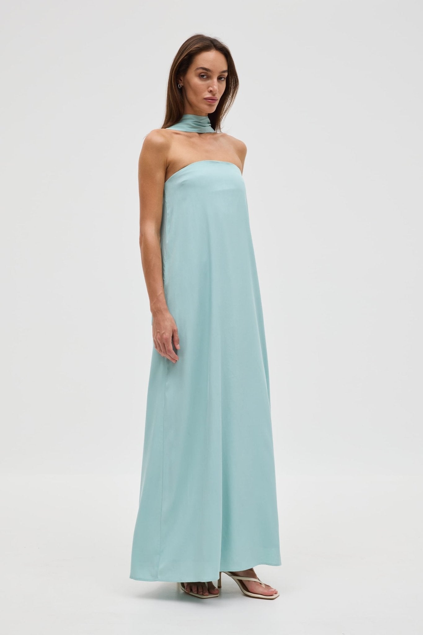 MNTFM051026020904210_3 Third Form Bia Strapless Maxi Dress | Sea Spray - Image 3