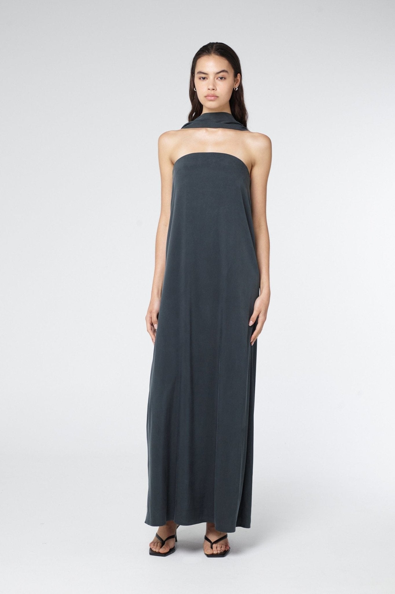 Third Form Bia Strapless Maxi Dress | Ink - Image 3