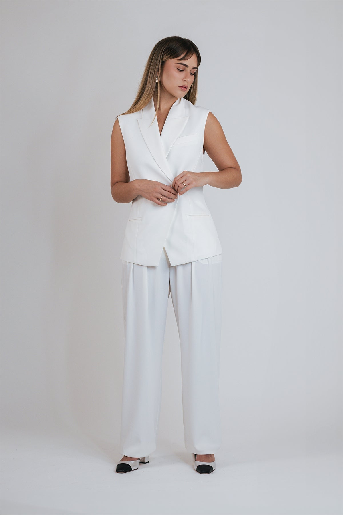 The Sei Double Pleat Trouser - Image 1
