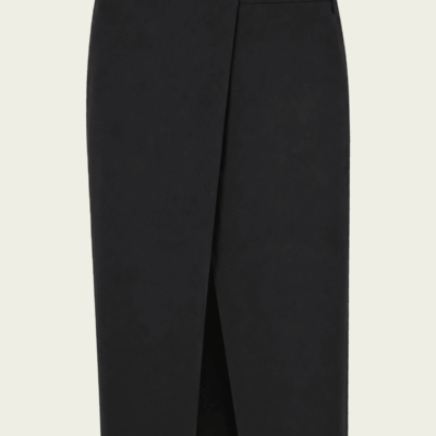 Tibi Gossamer Plain Weave Double Apron Skirt - Image 1