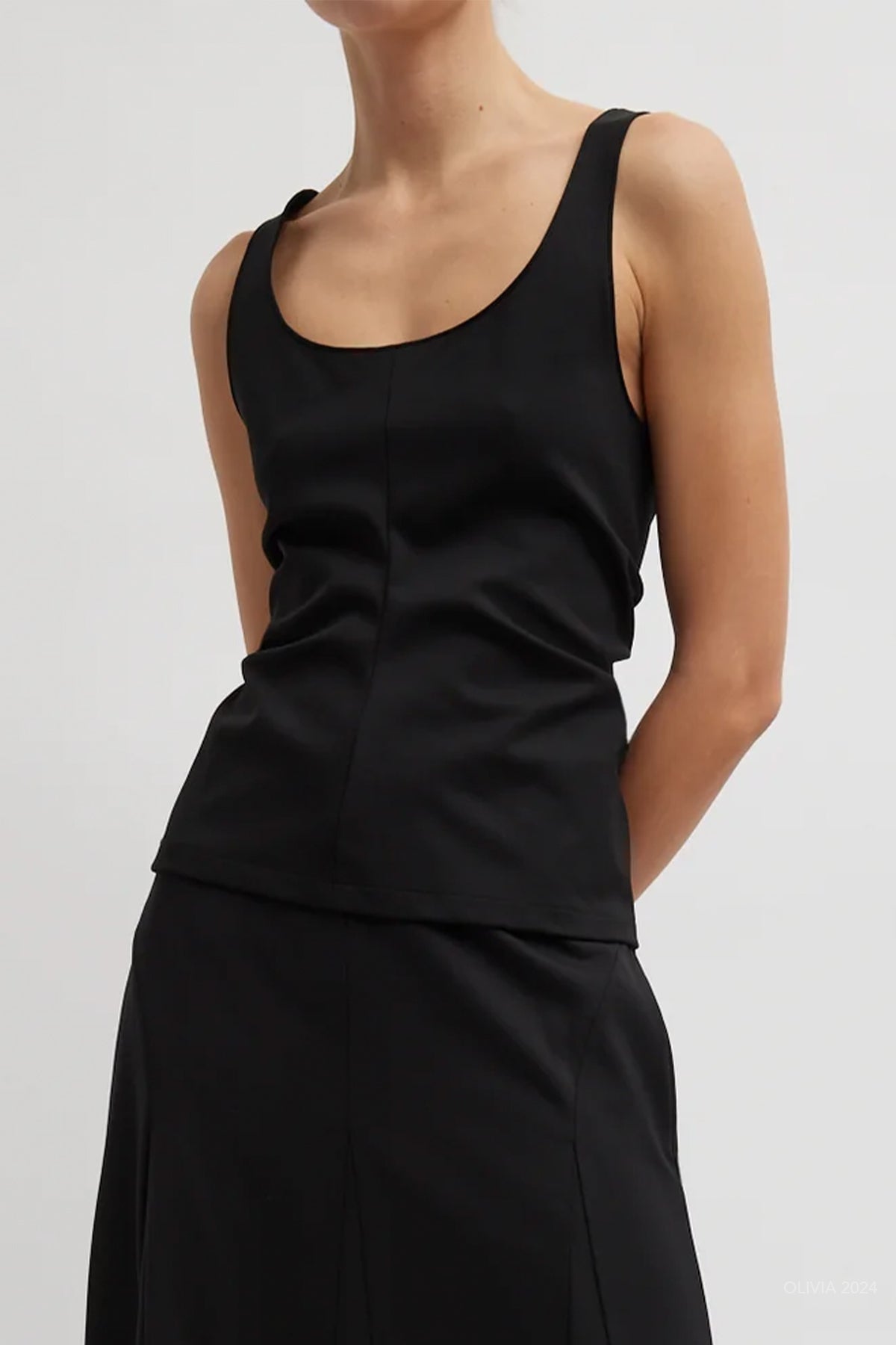 Tibi Compact Ultra Stretch Tank - Image 1