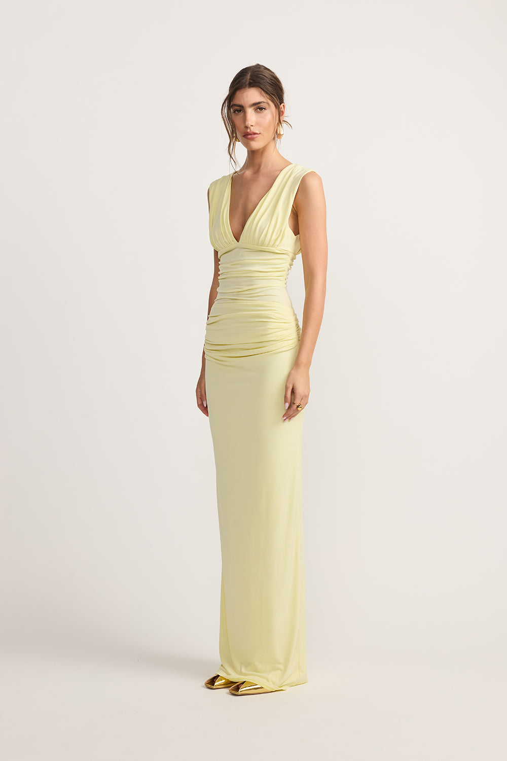 MNTJH051026014157342_2 TOJHA Zora Maxi Dress Lemon Crème - Image 2