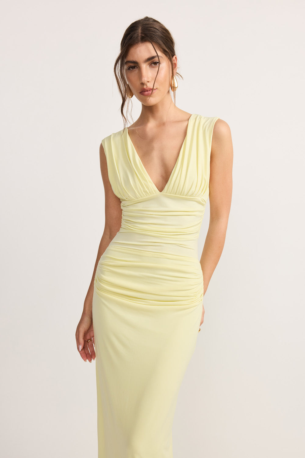 MNTJH051026014157342_3 TOJHA Zora Maxi Dress Lemon Crème - Image 3