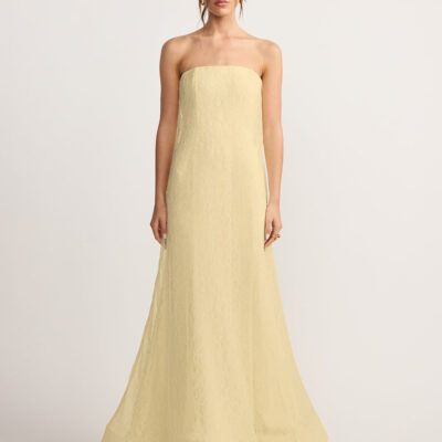 TOJHA Zahair Strapless Maxi Dress Butter - Image 1