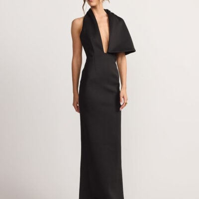 TOJHA Oscar Halter Maxi Dress Black - Image 2