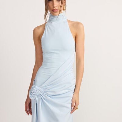 TOJHA Mario Halter Maxi Dress Glacier Blue - Image 2