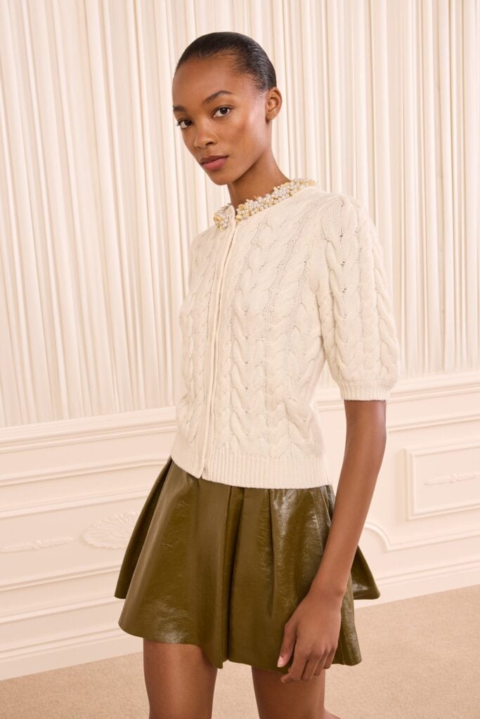 Ulla Johnson Olivia Knit Cardigan with Embellishment - Image 1