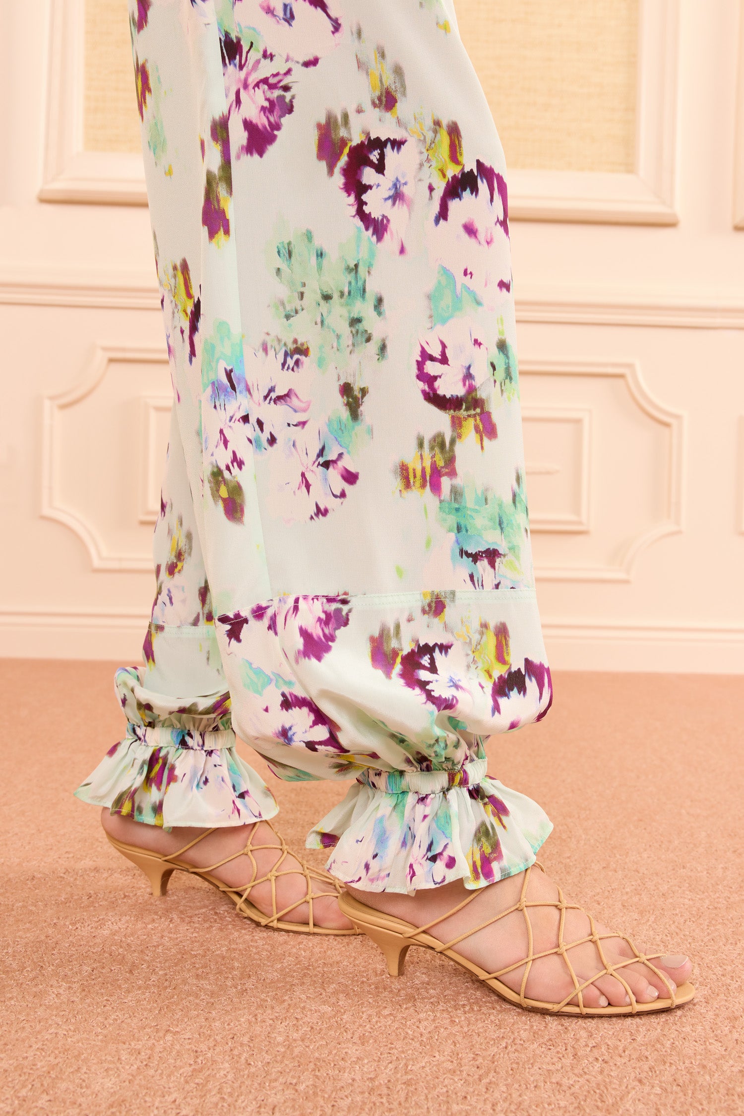 MNULJ051026014509405_2 Ulla Johnson Octavia Silk Cinched Pant - Image 2