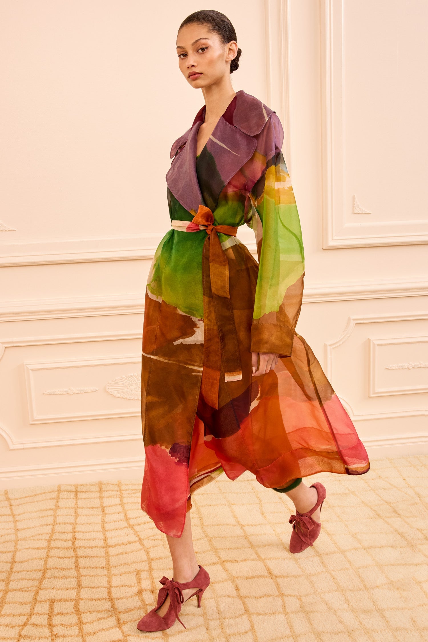 Ulla Johnson Novalie Organza Trench Coat - Image 1