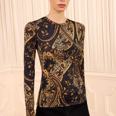 Ulla Johnson Neri Long Sleeve Jersey Top - Image 1